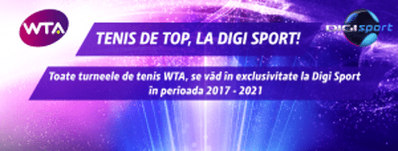 WTA in exclusivitate la Digi Sport