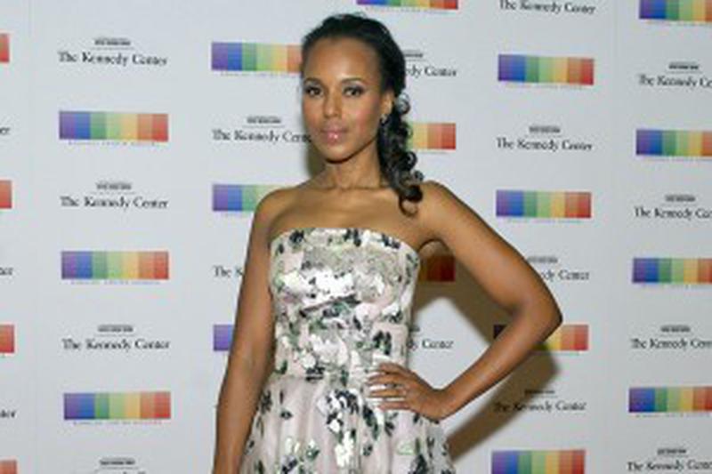 Kerry Washington arrives for the formal Artist's Dinner honoring the recipients of the 38th Annual Kennedy Center Honors hosted by United States Secretary of State John F. Kerry at the U.S. Department of State in Washington, D.C. on Saturday, December 5, 2015. The 2015 honorees are: singer-songwriter Carole King, filmmaker George Lucas, actress and singer Rita Moreno, conductor Seiji Ozawa, and actress and Broadway star Cicely Tyson. Photo Credit: Ron Sachs/CNP/AdMedia