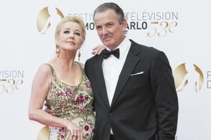 Melody Scott Thomas, Eric Braeden arriving at the Awards Ceremony as part of the 53rd Monte-Carlo TV Festival in Monte-Carlo, Monaco on June 13rd, 2013. Photo by Marco Piovanotto/ABACAPRESS. COM