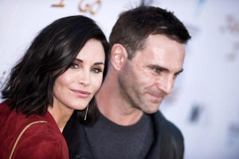 Courteney Cox and Johnny McDaid attend the screening of 'Just Before I Go' at ArcLight Hollywood on April 20, 2015 in Los Angeles, California. Photo by Lionel Hahn/AbacaUsa.com