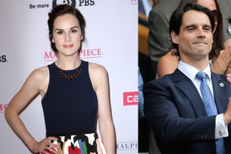 Photo filed Tuesday 15th December 2015. Downton Abbey star Michelle Dockery is devastated after her financial PR fiance dies aged 34 after battling 'rare form of cancer. Source - MOL Image ©Licensed to i-Images Picture Agency. 26/06/2014. London, United Kingdom. Michelle Dockery and boyfriend John Dineen applaud from the Royal Box after Rafael Nadal's win on day four of the Wimbledon Tennis Championships. Picture by Stephen Lock / i-Images
