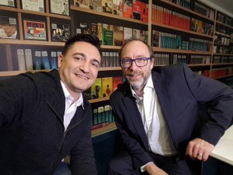 George Buhnici & Jimmy Wales