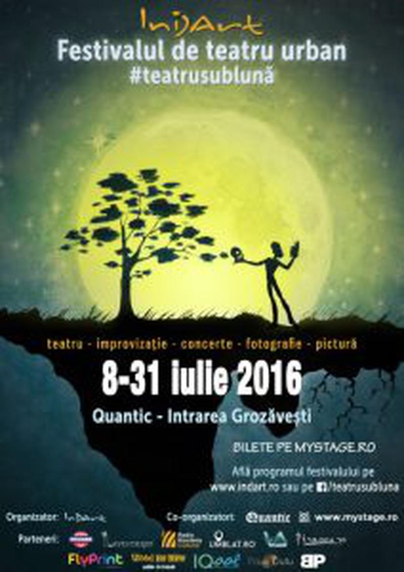Afis Fest Teatru Urban #teatrusubluna