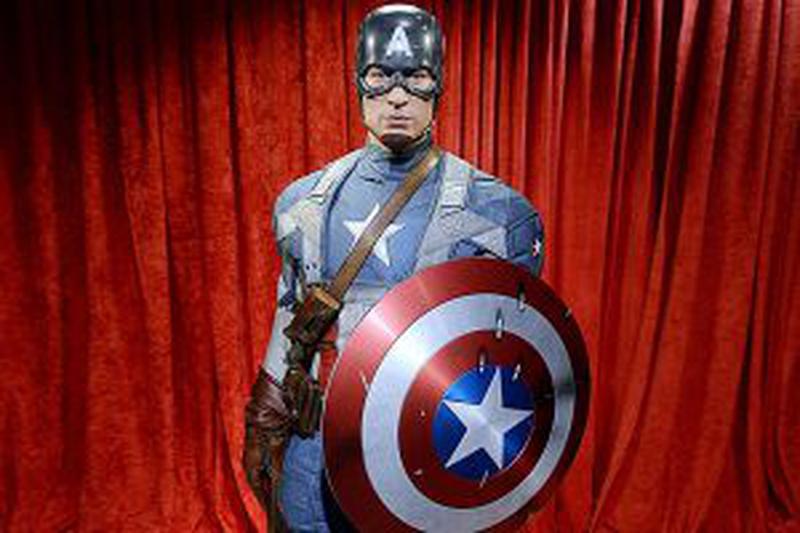 Madame Tussauds Washington D.C. unveils the wax figure of Captain America- DC