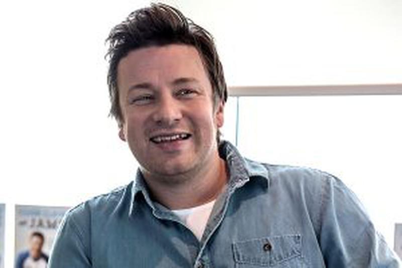 TV Chef Jamie Oliver presents his 
