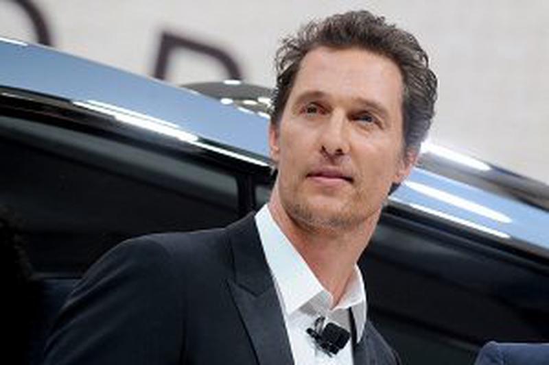 Matthew McConaughey At International Auto Show Press Preview Days - NYC