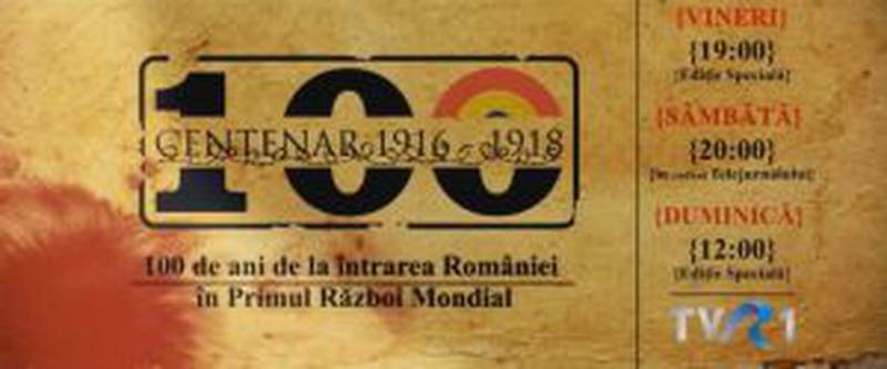Editii speciale - 100 ani de la I RM la TVR 1