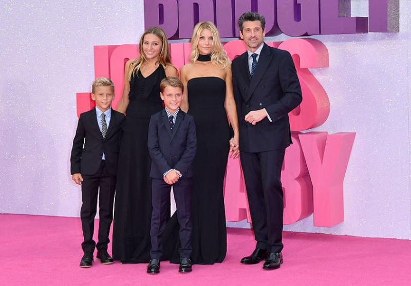 Patrick Dempsey a fost însoțit de întreaga familie la premiera mondială a filmului „Bridget Jones's Baby”.