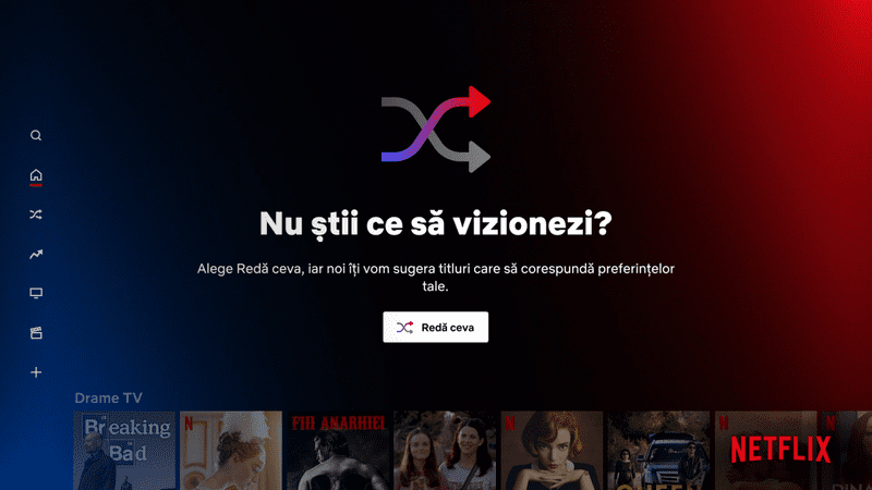 Buton nou Netflix, Play Something 