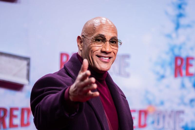 Dwayne Johnson la premiera filmului Red One
