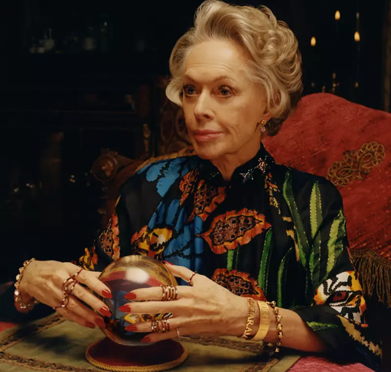 Tippi Hedren în campania Gucci