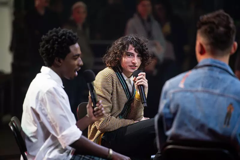 Finn Wolfhard și Caleb McLaughlin la Open'Er Festival