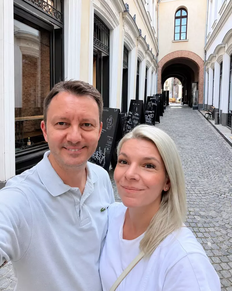 Siegfried Mureșan și Cătălina Manea, soția lui (2)
