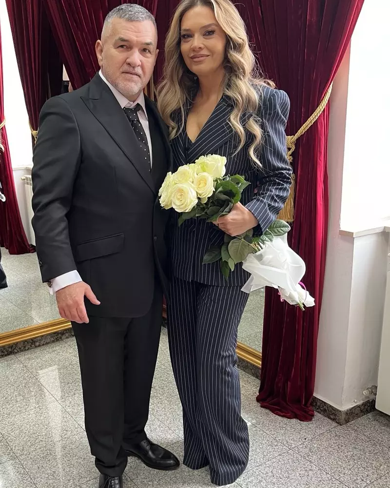 Leonard și Monica Doroftei, primele declarații după nunta fiului lor  (2)