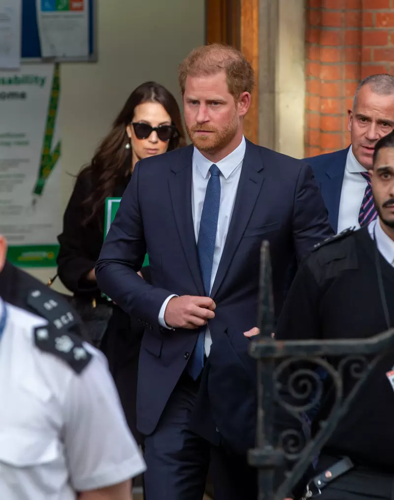 Prince Harry leaves High Court