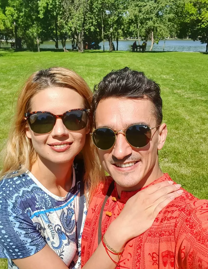 Marian Drăgulescu iubita