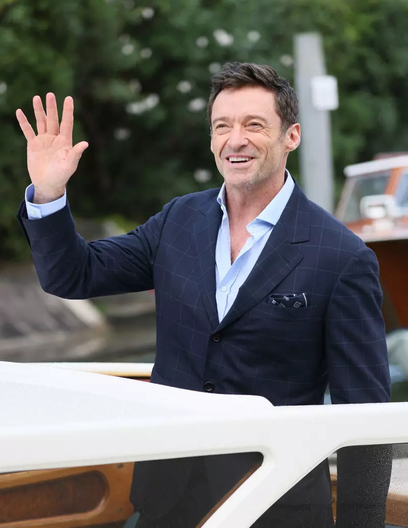 Venice – Hugh Jackman At Excelsior Hotel