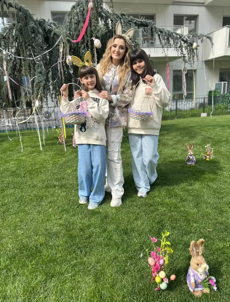 Alina Sorescu, îngrijorată pentru fetițele ei după Paștele petrecut cu tatăl lor   (7)