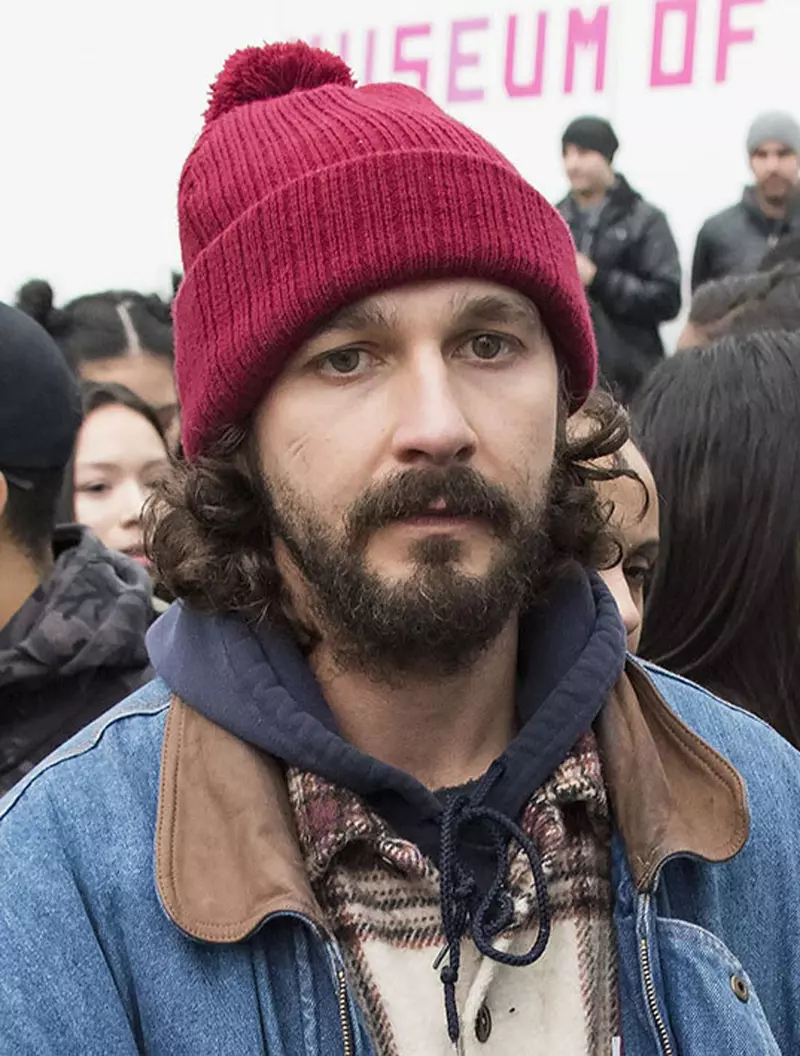Shia LaBeouf’s ‘He Will Not Divide Us’ Art Project In NYC