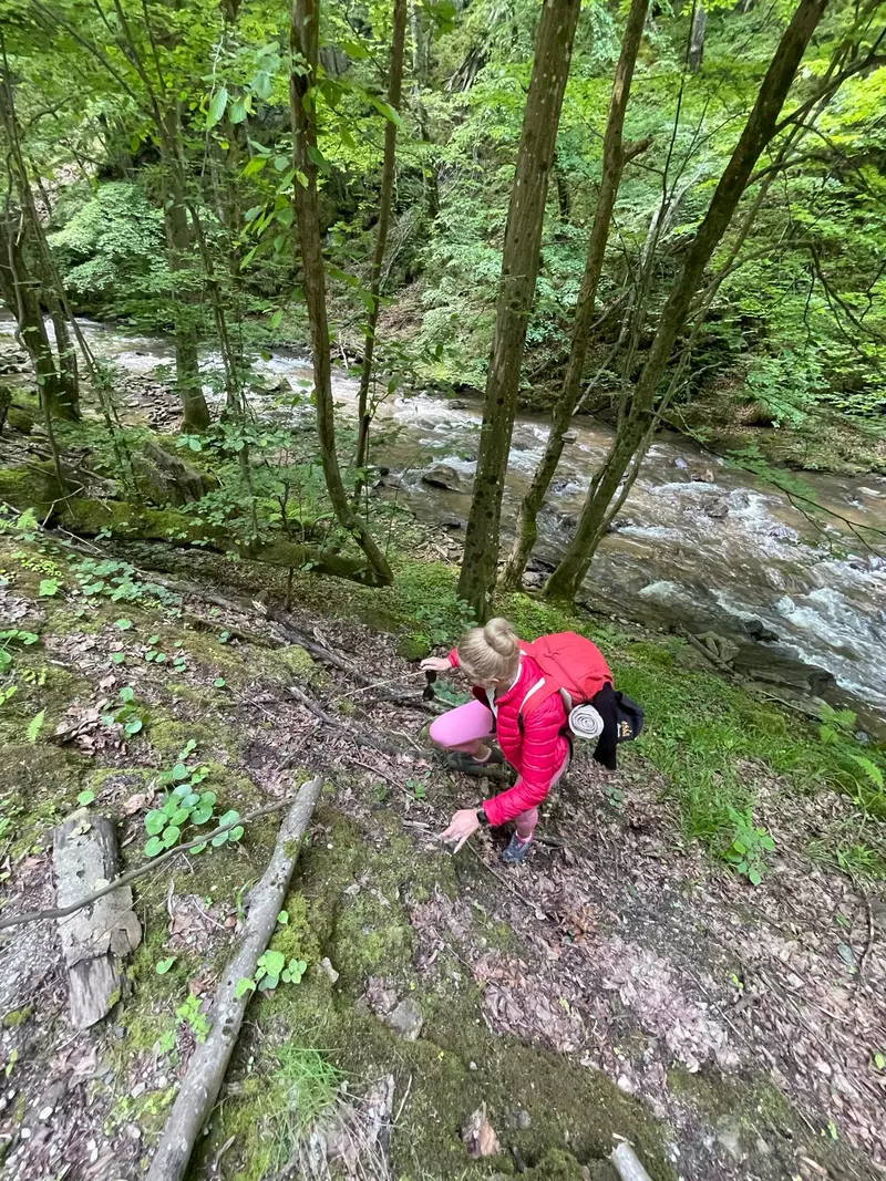 Loredana Iordache, de la pupitrul știrilor în vârf de munte