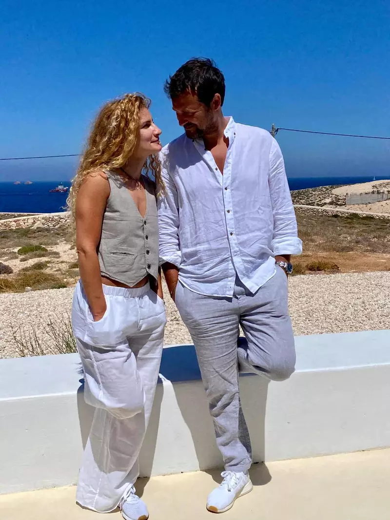 Andrei Aradits și Andreea, în august 2020