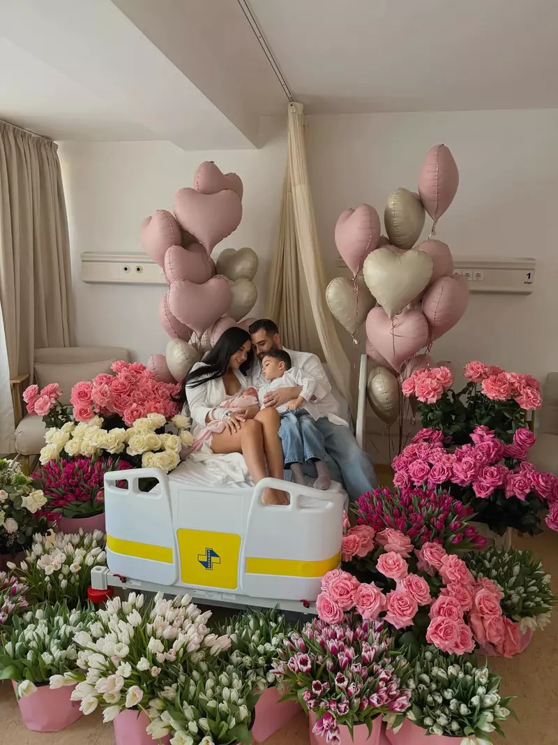 Larisa Udilă a născut al doilea copil, o fetiță (1)