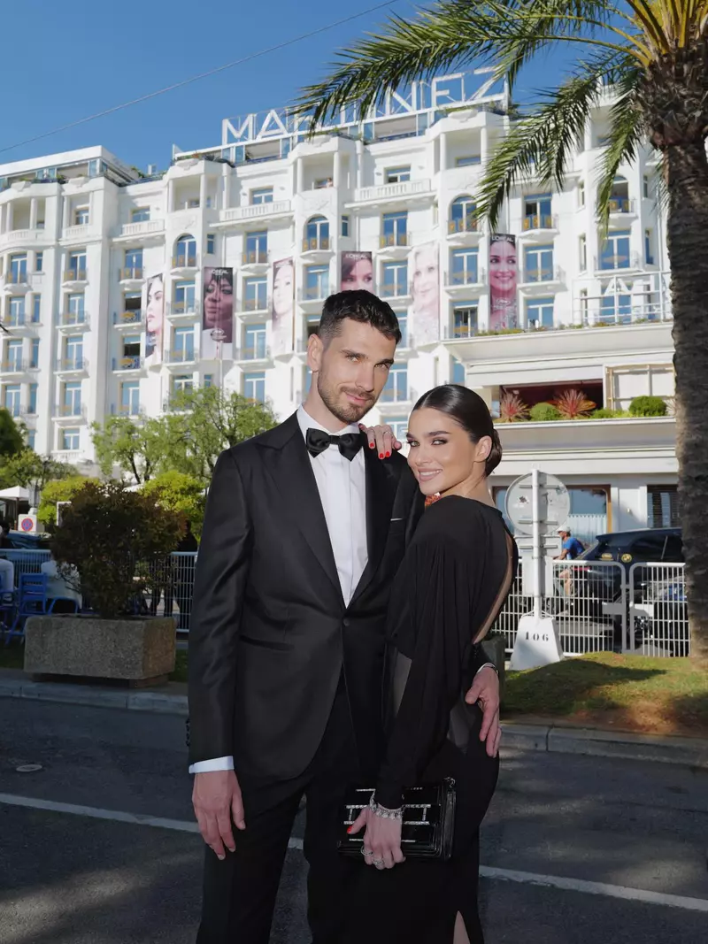 Theo Rose și Anghel Damian la Cannes 2026 (2)