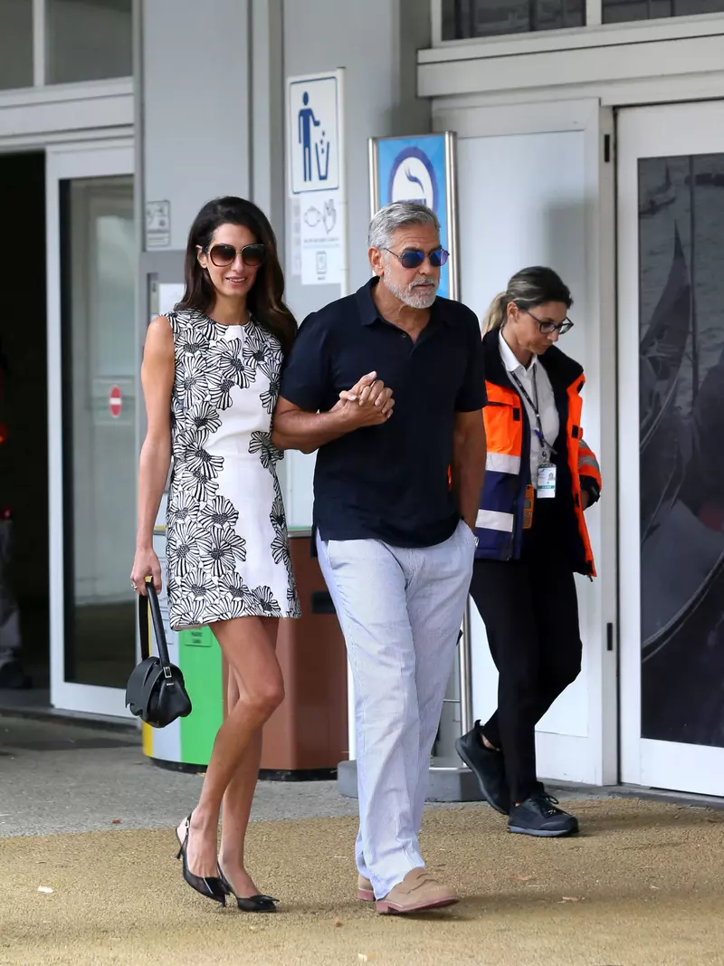 Venice – George And Amal Clooney Arrives At The Festival