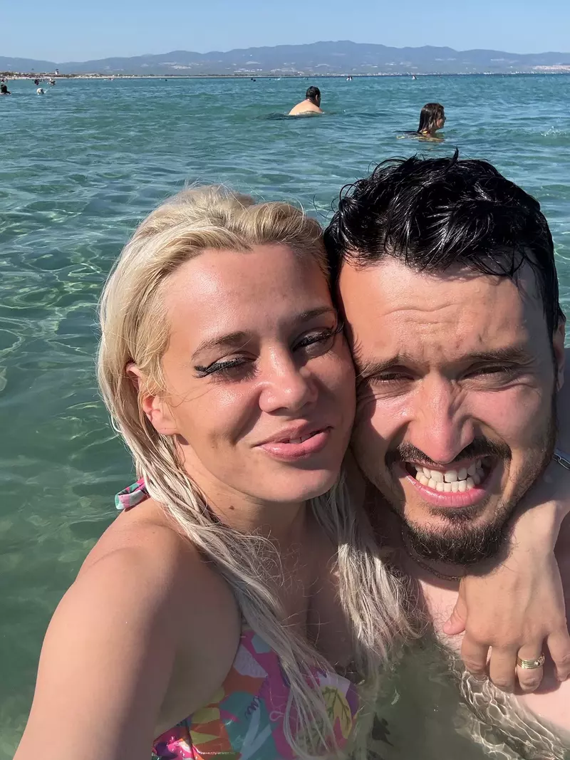 Anisia Gafton si Serghei in vacanta