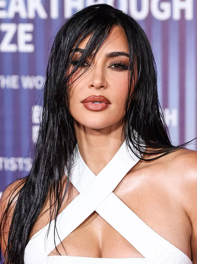 (FILE) Kim Kardashian Says Guests 'All Cried' at Jeff Bezos and Lauren Sanchez's Venice Wedding Ceremony: 'Pure Bliss’. LOS ANGELES, CALIFORNIA, USA - APRIL 13: American entrepreneur, social media influencer, and reality TV star Kim Kardashian wearing a c
