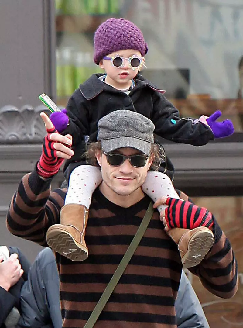 Heath Ledger si fiica lui, Matilda