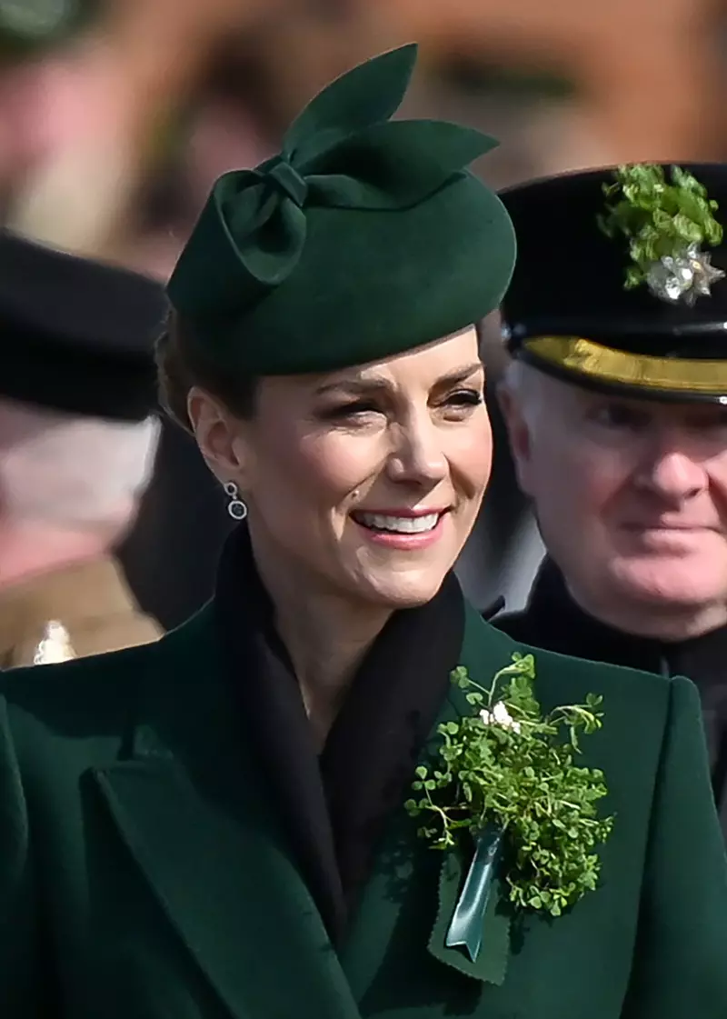 The Princess of Wales Attends The Irish Guards? St Patrick?s Day Parade