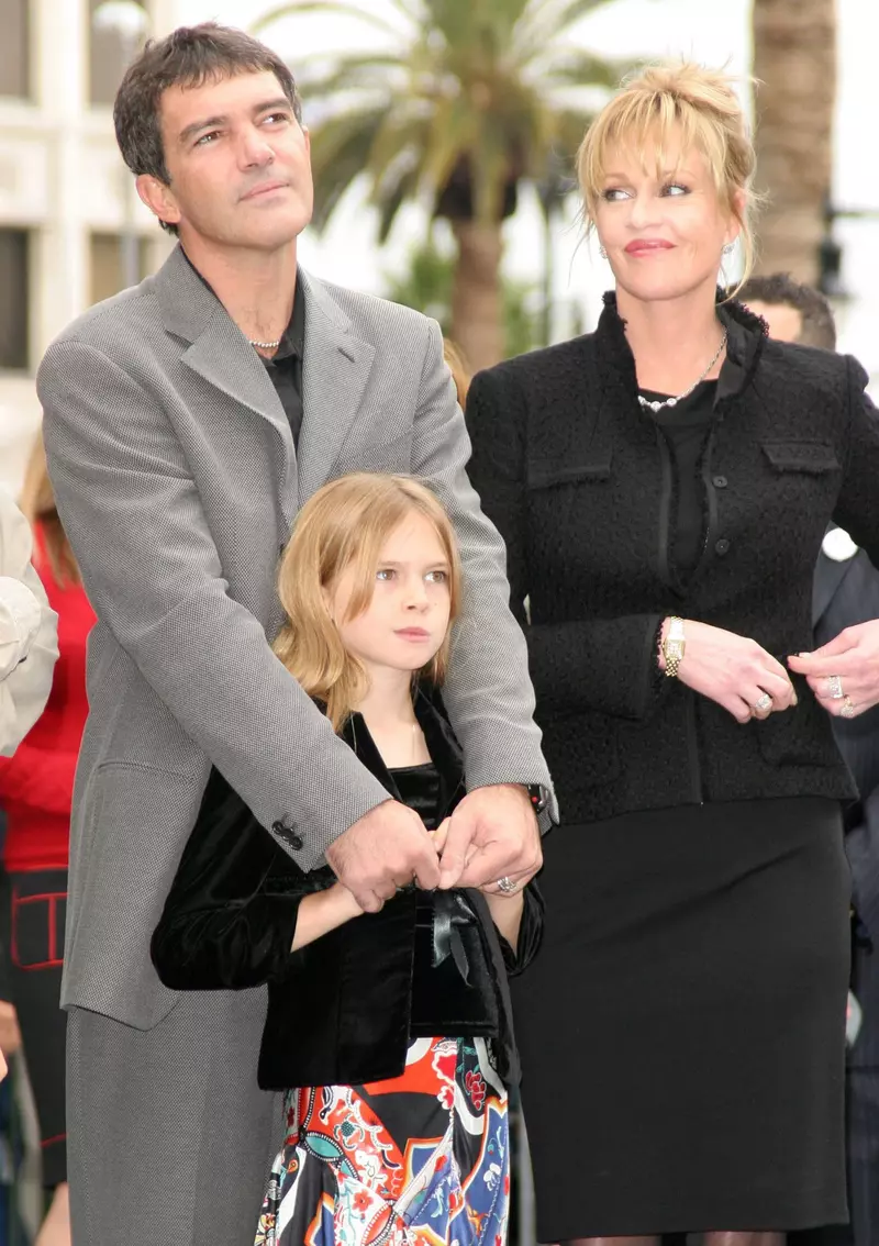 Antonio Banderas, Melanie Griffith și fiica lor, Stella Banderas Griffith