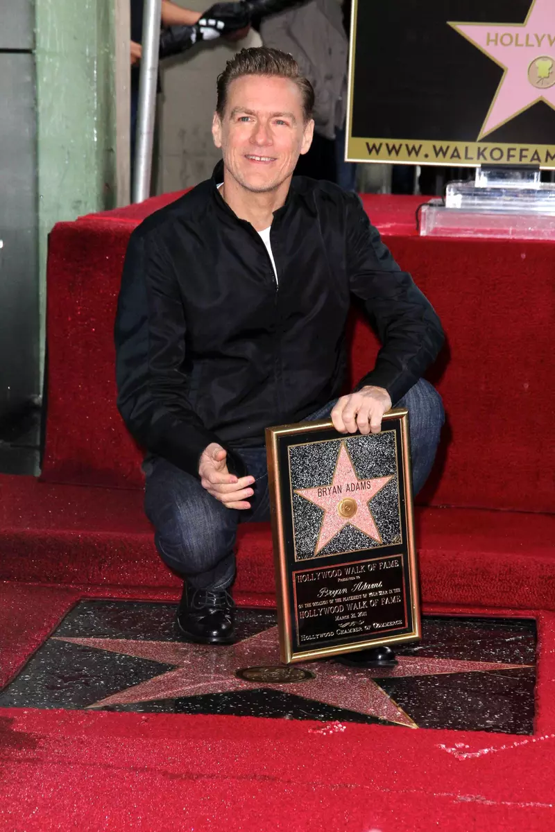 Bryan Adams pe Walk of Fame