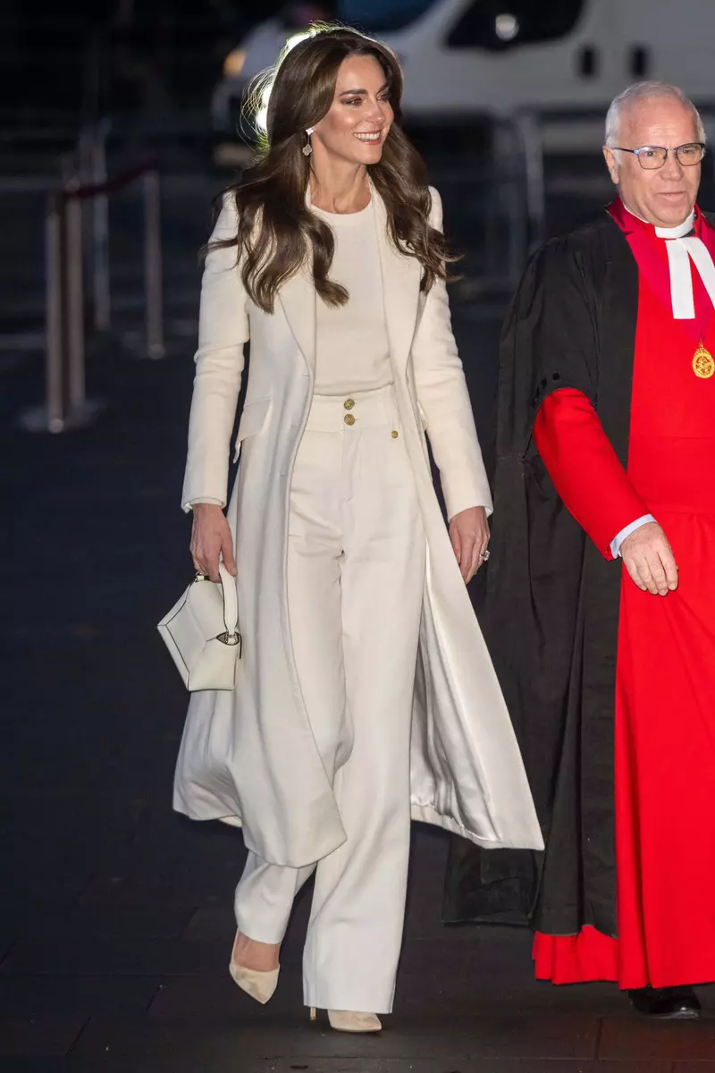 British Royal Family attend together at Christmas carol service at Westminster Abbey