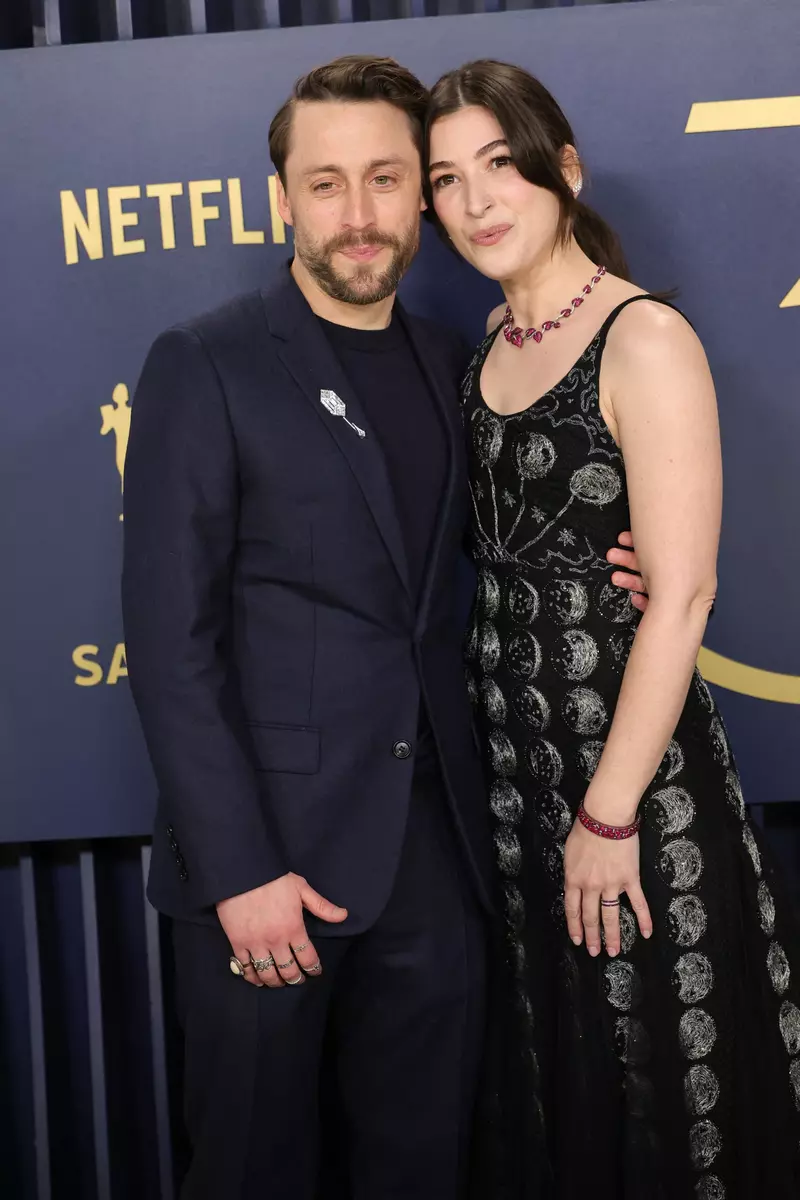 Kieran Culkin și Jazz Charton, la SAG Awards 2024