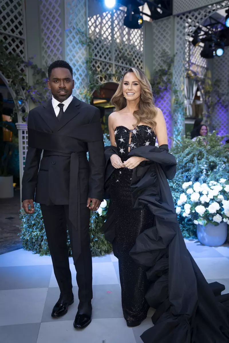 Keltie Knight and Justin Sylvester