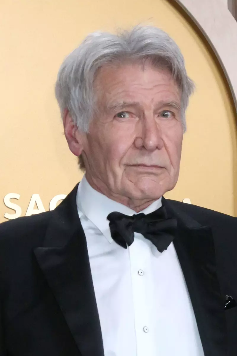 Harrison Ford la premiile Screen Actors Guild, 31-a ediție, 23 februarie 2025, Shrine Auditorium, Los Angeles, California.