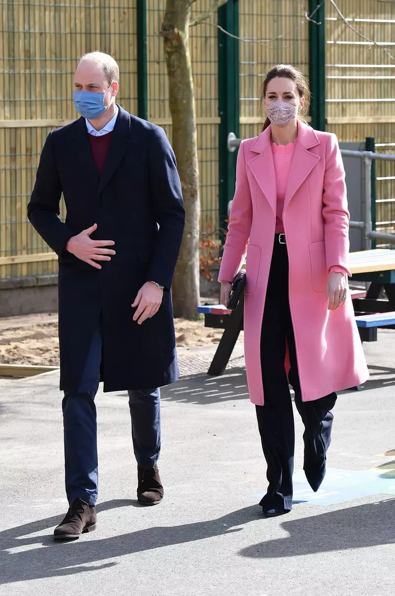 Prince William, Duke of Cambridge and Catherine, Duchess of Cambridge visit School21, London, UK – 11 Mar 2021