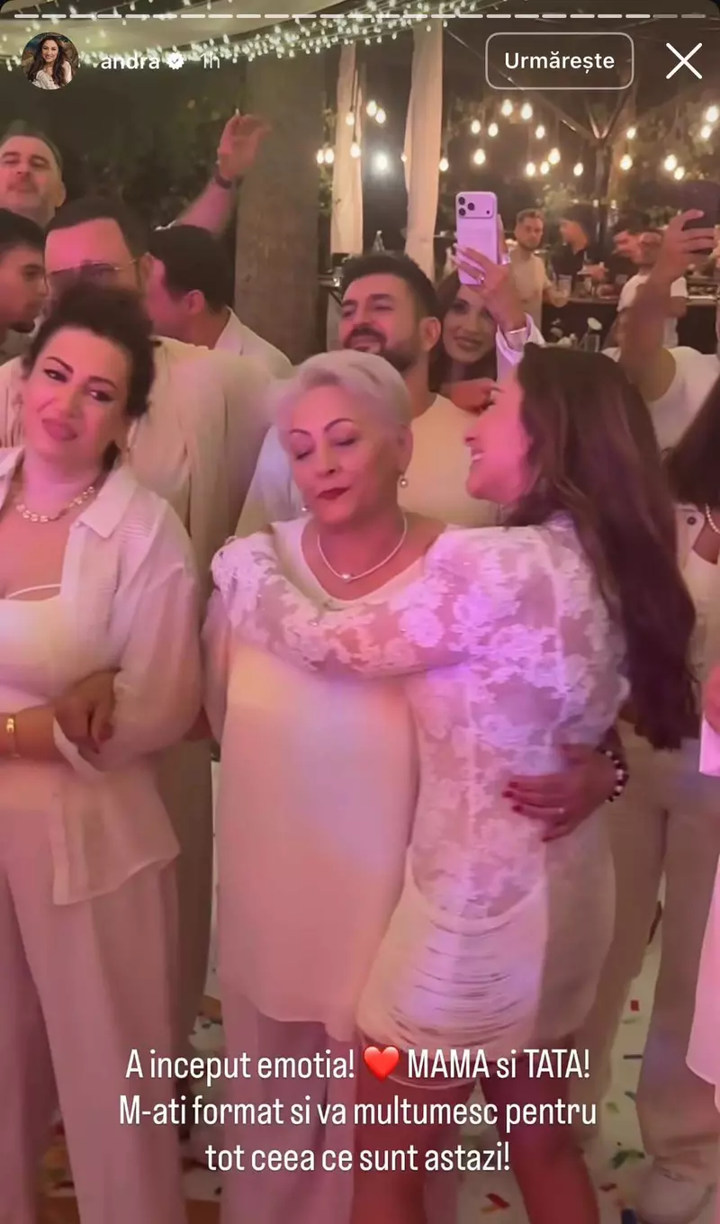 Andra in lacrimi alaturi de mama ei