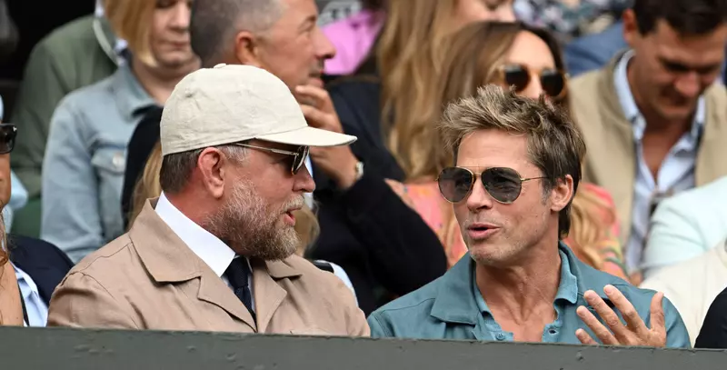 Brad Pitt, apariție uimitoare la Wimbledon 2023