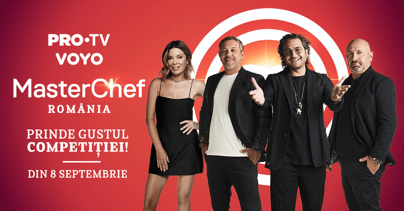 MasterChef Romania – din 8 septembrie, la VOYO si pe PRO TV