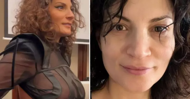 Ioana Ginghina, sexy în rochie transparentă