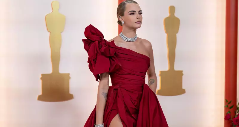 Cara Delevingne la Premiile Oscar