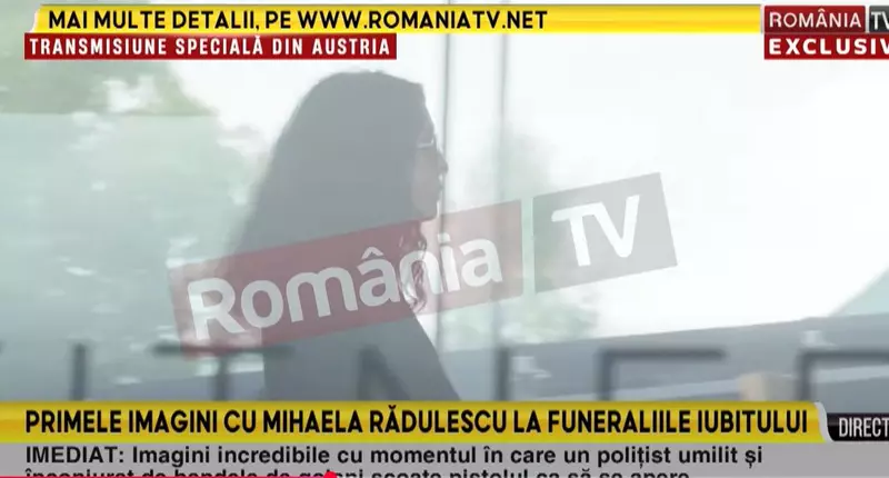 Mihaela Rădulescu, la capela unde se află sicriul lui Felix Baumgartner  (2)