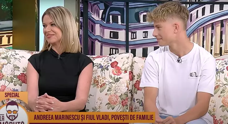 Andreea Marinescu și fiul ei, împreună la televizor  (2)