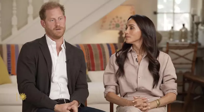 Le prince Harry, duc de Sussex et Meghan Markle, duchesse de Sussex, lors d’une interview pour l’émission CBS News Sunday Morning