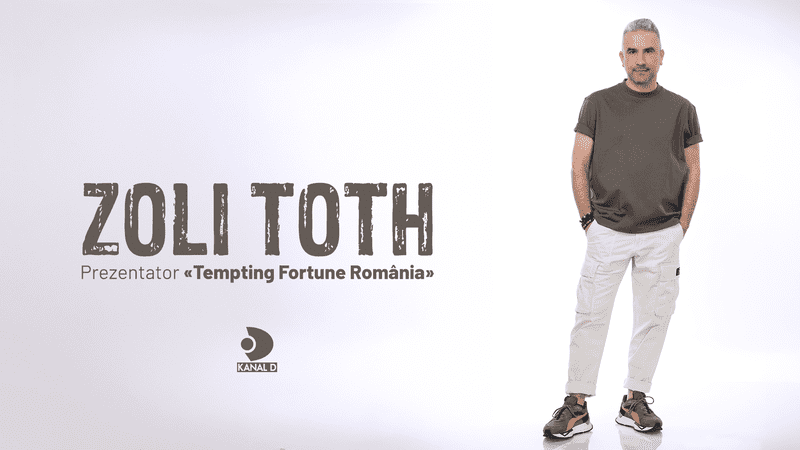 Zoli Toth prezintă emisiunea „Tempting Fortune” de la Kanal D (1)