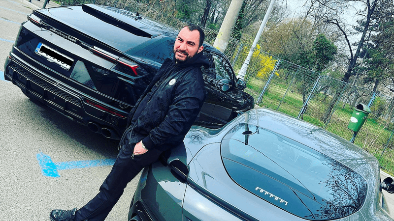 Mașinile lui Pescobar, puse sub sechestru de ANAF și de o firmă de leasing. Afaceristul și-a scos la vânzare Lamborghini