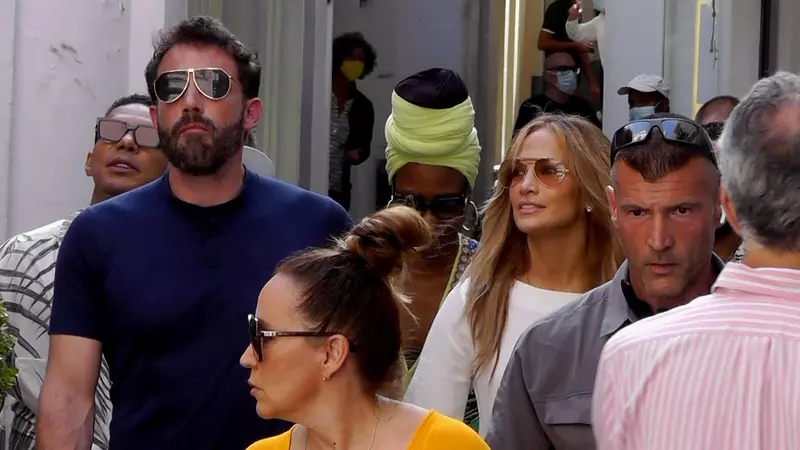Joint holidays of Jennifer Lopez and Ben Affleck on Capri
